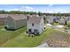 A high angle shot of the backyard showcasing an outdoor space and the home's position in a friendly neighborhood at 1207 Skyflower Way, Charlotte, NC 28214