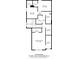 Second floor floorplan featuring bedrooms, walk in closets, bathrooms and a laundry room at 1207 Skyflower Way, Charlotte, NC 28214