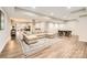 Spacious finished basement with open floorplan perfect for entertaining and relaxing at 14041 Mccord Rd, Huntersville, NC 28078