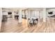 Finished basement featuring luxury vinyl floors, recreation area, and a modern aesthetic at 14041 Mccord Rd, Huntersville, NC 28078