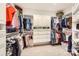 Spacious walk-in closet with custom shelving and ample storage space at 14041 Mccord Rd, Huntersville, NC 28078