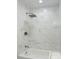 Modern bathroom featuring tiled shower and tub combo at 1535 Jordan St, Lancaster, SC 29720