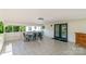 Enclosed patio with dining set, offering a relaxing outdoor space at 1909 Mountain Springs Church Rd, Monroe, NC 28112