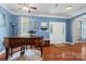 Bright living room featuring hardwood floors, natural light and elegant decor at 1912 Dawnhurst Ln, York, SC 29745