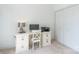 Office features a simple desk and a closet with plenty of room at 2079 Audubon Dr, Rock Hill, SC 29732