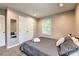 Bedroom with gray walls and neutral carpet floors at 3020 Stancill Pl, Charlotte, NC 28205