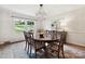 Dining room with hardwood floor, and modern lighting at 327 Whitestone Rd, Charlotte, NC 28270