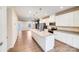 Modern kitchen with white cabinets, granite countertops, stainless steel appliances and wood flooring at 416 Moondance Dr # 121, Gastonia, NC 28054