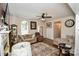 Living room features a fireplace, media console, and neutral color with stylish furnishings at 4320 Atkinson Way, Monroe, NC 28110