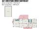 Floor plan showcasing a spacious layout with large living areas, bedrooms, and outdoor brick patio at 441 Crestside Se Dr, Concord, NC 28025