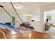 Open concept bonus room with lots of light, perfect for entertaining or relaxing at 5111 Elementary View Dr, Charlotte, NC 28269