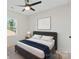 Cozy bedroom showcasing a comfortable bed, stylish decor, and natural light at 5526 Brookwood Ln, Hickory, NC 28602