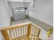 A spacious, attached garage with automatic door and concrete floor is easily accessible from an interior stairway at 707 W Davidson Ave, Gastonia, NC 28052