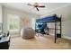Bedroom with loft bed and a work space by the window at 748 Land Fall Dr, Rock Hill, SC 29732