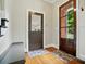 Entryway with hardwood floors and a view of the backyard at 748 Land Fall Dr, Rock Hill, SC 29732
