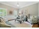 Cozy living room with plush seating, decorative accents, and large windows, creating a comfortable space at 748 Land Fall Dr, Rock Hill, SC 29732