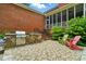 Outdoor kitchen and stone patio perfect for entertaining and enjoying the outdoors at 748 Land Fall Dr, Rock Hill, SC 29732