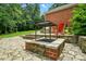 Backyard patio with built-in grill and outdoor seating for gatherings at 748 Land Fall Dr, Rock Hill, SC 29732
