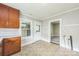 Tiled kitchen showcasing wood cabinetry at 807 3Rd St, Kings Mountain, NC 28086