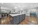 Spacious kitchen island overlooking a cozy dining area and a stylish entryway at 926 Meadow Lakes Rd, Rock Hill, SC 29732
