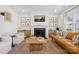 Comfortable living room with fireplace, bright interior, and stylish decor at 12001 Sam Snead Ct, Lancaster, SC 29720