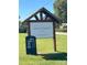 Daveste Vineyards sign with hours of operation shown at 124 Kristin View Ln # Townhome A, Troutman, NC 28166
