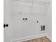 Laundry room featuring modern hookups and shelving at 1420 Tyler St, Kannapolis, NC 28083