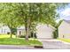 Inviting front yard featuring a large tree, well-kept lawn, and a charming two-story home at 1515 Kingdom Way, Fort Mill, SC 29707