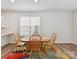 Charming dining area showcasing a wooden table set, perfect for Gathering gatherings and meals at 2343 Mt. Harmony Church Rd, Matthews, NC 28104