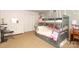 Bedroom with bunk beds, a dresser and playful decor at 3604 Golfview Dr, Gastonia, NC 28056