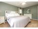 Inviting main bedroom with a serene atmosphere, complemented by an en-suite bathroom at 3604 Golfview Dr, Gastonia, NC 28056