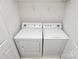Practical laundry room with a washer and dryer for convenient chore days at 4263 Melrose Club Dr, Matthews, NC 28105