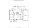Detailed first-floor plan featuring spacious rooms and layout, including a large great room and modern kitchen at 5008 Woodview Ln, Weddington, NC 28104