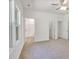 Bright bedroom featuring carpet flooring, neutral paint and access to the bathroom and closet at 5175 Grand Canyon Rd, Concord, NC 28027