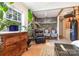 Bonus room with sitting area, wooden floors, and accent decorations and a punching bag at 6103 Warrior Ave, Fort Mill, SC 29707