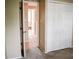 Spacious bedroom with neutral walls features carpeting and double-door closet at 7526 Holly Grove Ct, Charlotte, NC 28227
