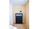 Stylish bedroom corner with black dresser, and decorative elements for a chic aesthetic at 7526 Holly Grove Ct, Charlotte, NC 28227