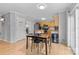Bright kitchen area adjacent to a dining area at 9637 Brookmere Ln, Charlotte, NC 28214