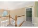 Bright foyer featuring a staircase with white railings, and a window providing lots of natural light at 1002 Hollyhedge Ln, Indian Trail, NC 28079