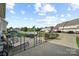 Spacious fenced backyard featuring a patio with outdoor furniture and a grill at 1012 Laparc Ln, Indian Trail, NC 28079