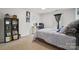 Bright bedroom with a comfortable bed, desk, and storage, perfect for relaxation or work at 1012 Laparc Ln, Indian Trail, NC 28079
