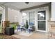 Cozy front porch with seating and decorative details at 1012 at 1012 Laparc Ln, Indian Trail, NC 28079