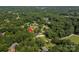An aerial view of the property location, nestled among lush greenery and trees in a beautiful neighborhood at 140 Robin Rd, Lincolnton, NC 28092