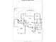 Detailed first floor plan showcasing the layout with kitchen, great room, primary bedroom, and garage at 172 Barber Loop, Mooresville, NC 28117