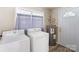 Functional laundry room with washer, dryer, water heater, and exterior access door at 2105 Florida Ave, Kannapolis, NC 28083