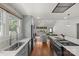Bright and airy kitchen featuring custom cabinets, stainless steel appliances, and open layout at 2112 Shenandoah Ave, Charlotte, NC 28205