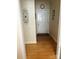 Entryway with hardwood floors and a six-panel door at 2300 Wednesbury Ct, Kannapolis, NC 28083