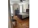 Main bedroom with hardwood floors and natural light from two windows at 2300 Wednesbury Ct, Kannapolis, NC 28083