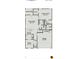 Detailed floor plan illustrating the layout of the home, including the Gathering room, kitchen, and owner's suite at 2921 Parkwest Dr, Albemarle, NC 28001
