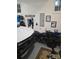 Finished garage with decor and plenty of space at 3026 Kalex Ct, Charlotte, NC 28204